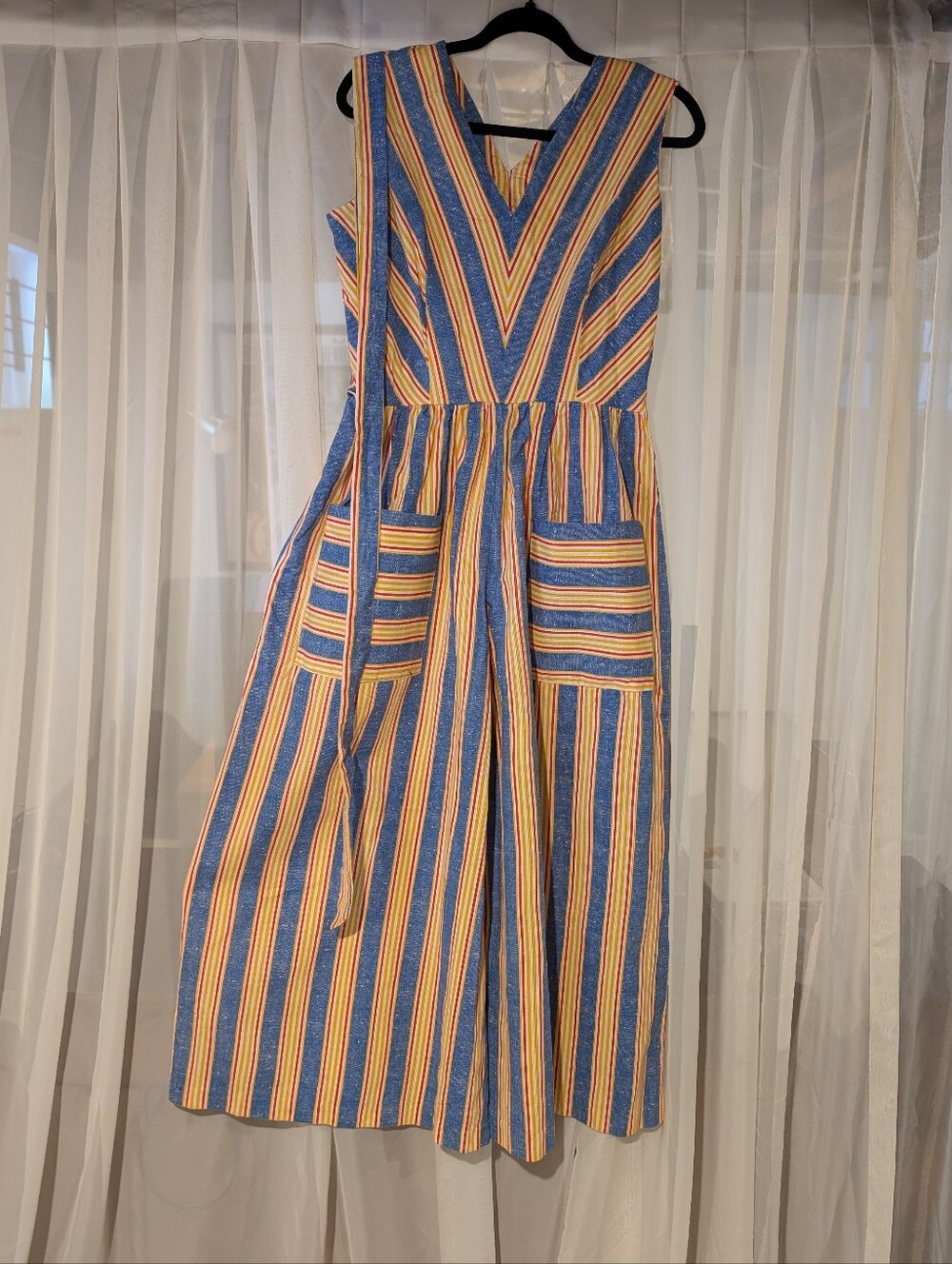Rare Vintage Ultra Wide Leg 60s Jumpsuit